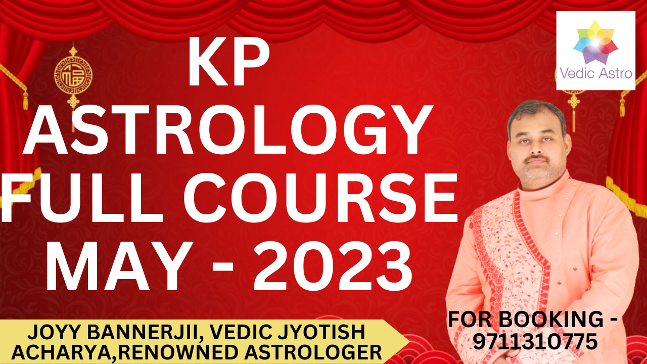 KP Astrology Course 2023-May