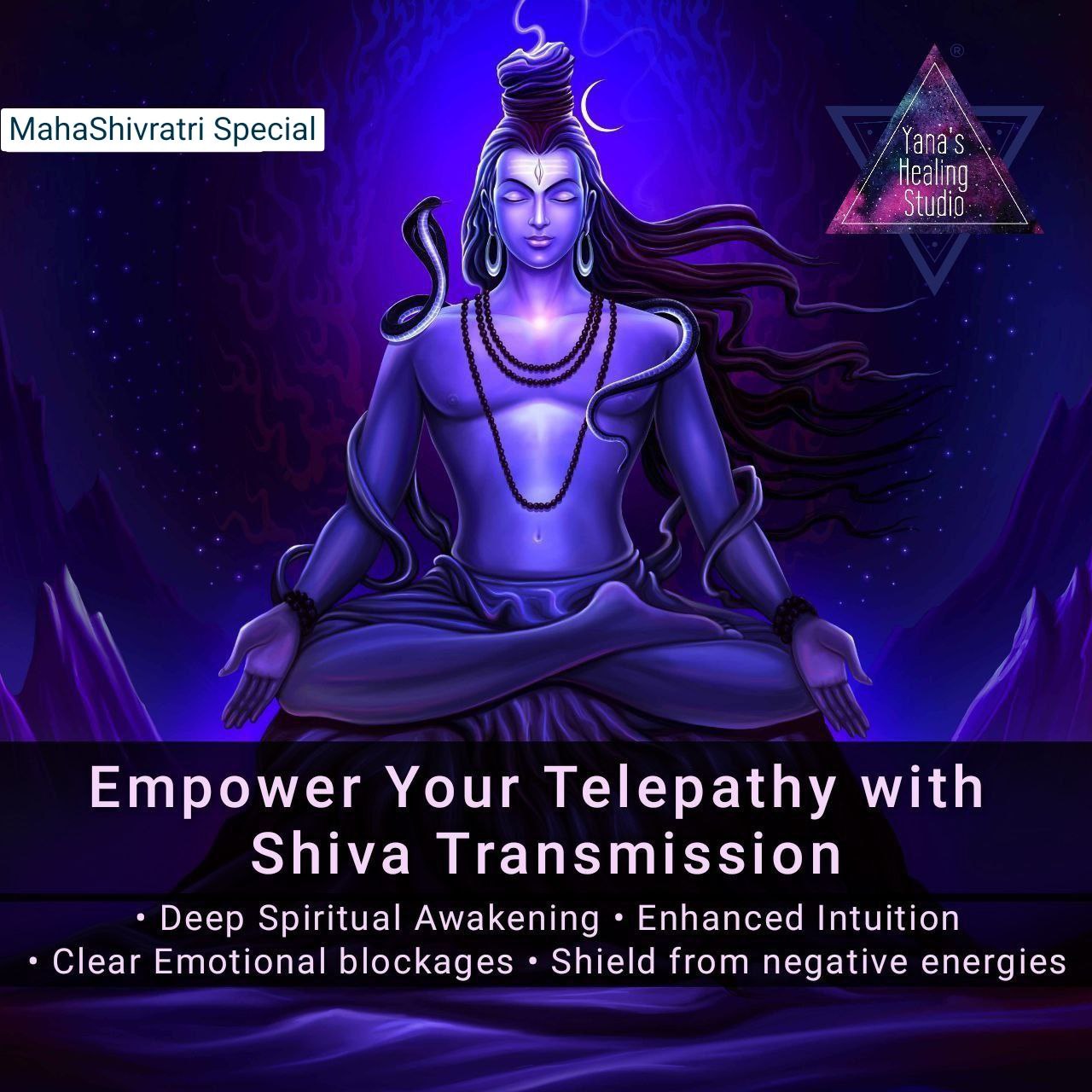 Lord Shiva’s Healing Transmission 8th March 2024