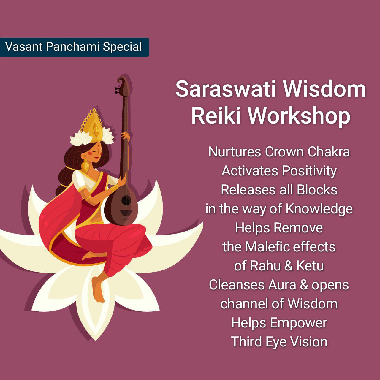 Saraswati Wisdom Reiki