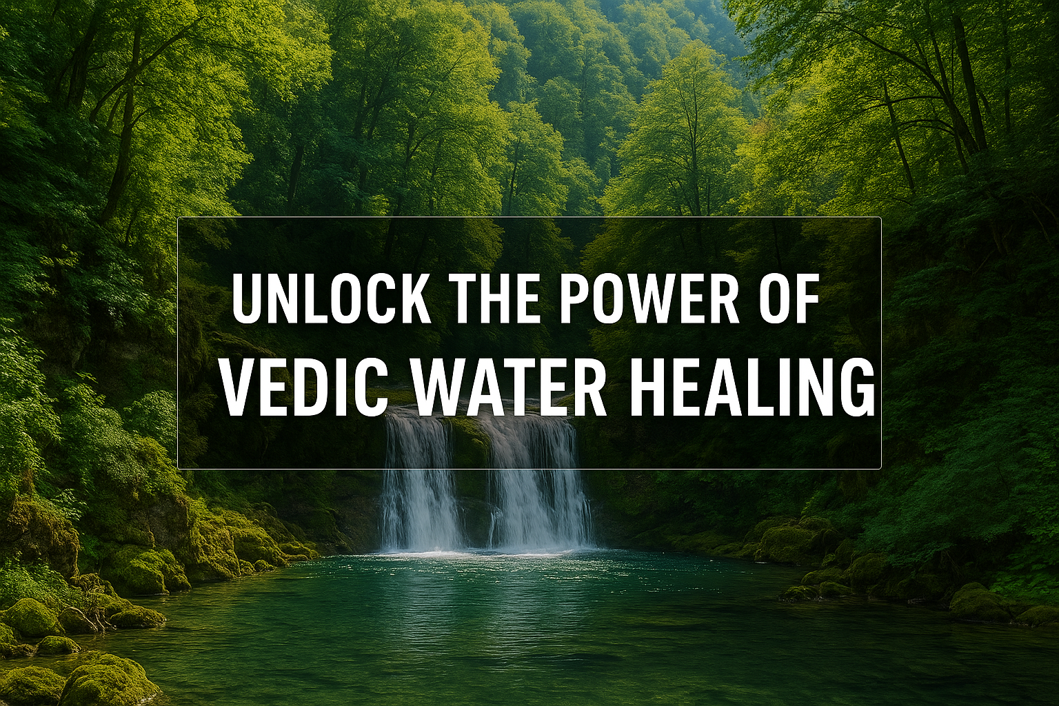 Unlock the Power of Vedic Water Healing